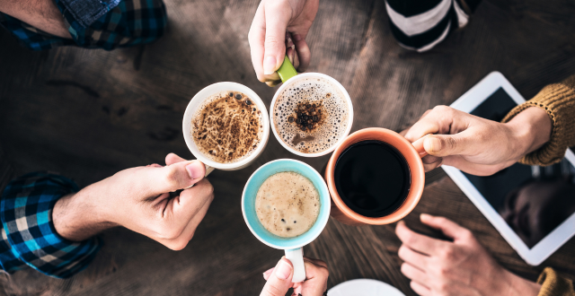 Coffee Image from Top View