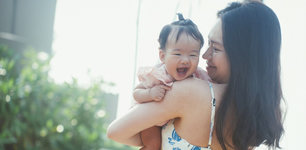 Mother and baby