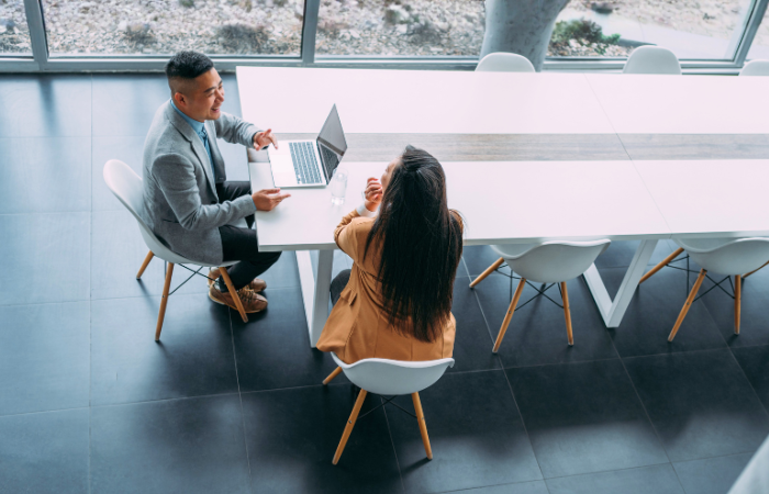 Business partners in a meeting